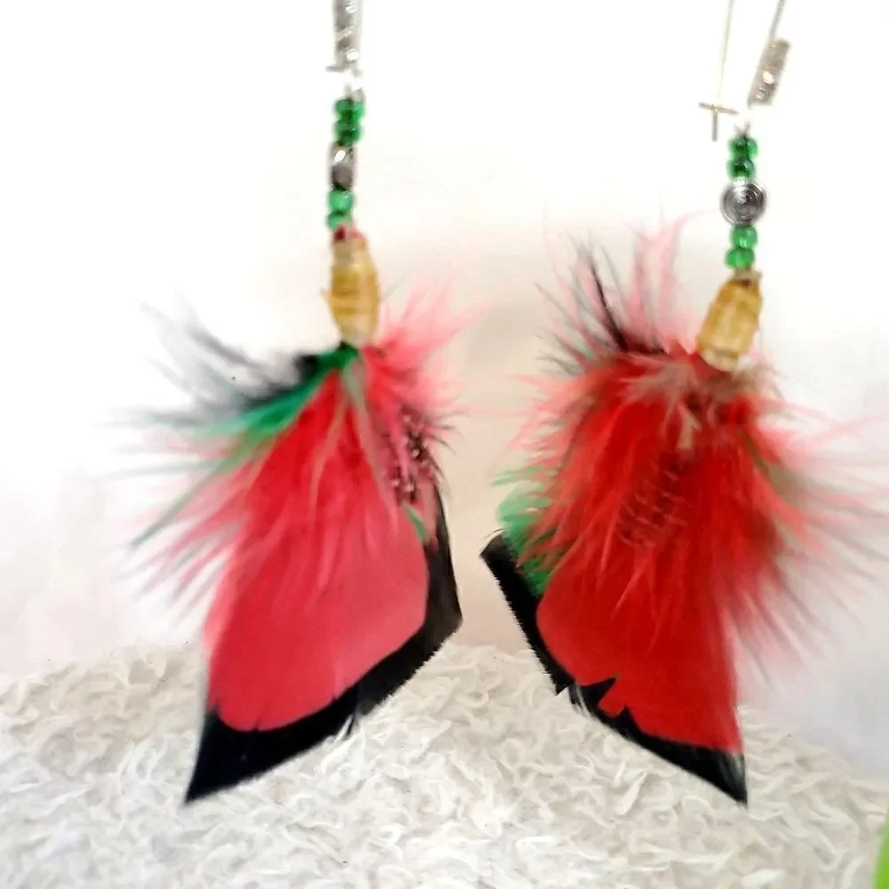 Artesian handmade earrings sterling silver hook